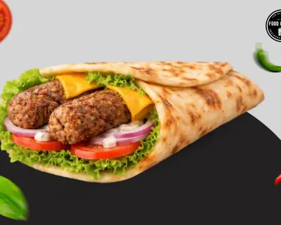 Naan Seekh Kebab 