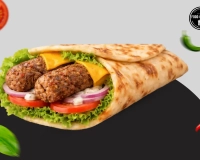 Naan Seekh Kebab
